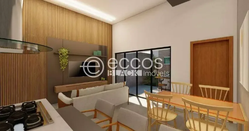 Casa à venda, 2 quartos, 1 suíte, 2 vagas, shopping park - uberlândia/mg