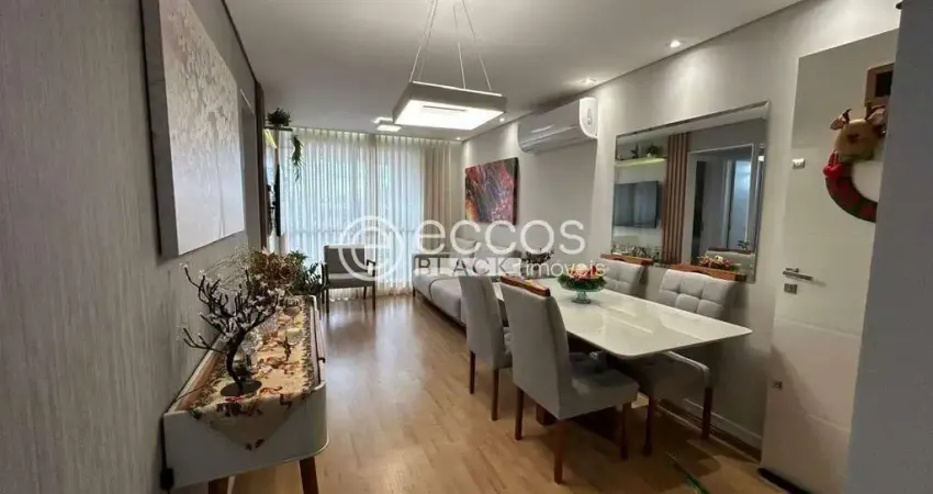 Apartamento à venda, 2 quartos, 1 suíte, 2 vagas, Santa Mônica - Uberlândia/MG