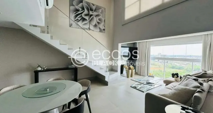 Cobertura à venda, 3 quartos, 3 suítes, 3 vagas, jardim karaíba - uberlândia/mg