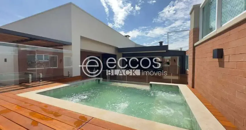 Cobertura à venda, 4 quartos, 4 suítes, 4 vagas, lídice - uberlândia/mg