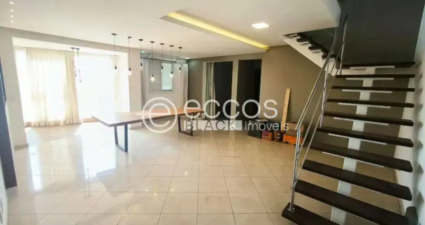 Cobertura para aluguel, 4 quartos, 4 suítes, 4 vagas, centro - uberlândia/mg
