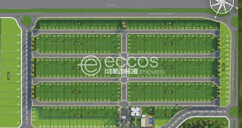 Terreno à venda na Área Rural, 82, Jockey Park, Uberaba