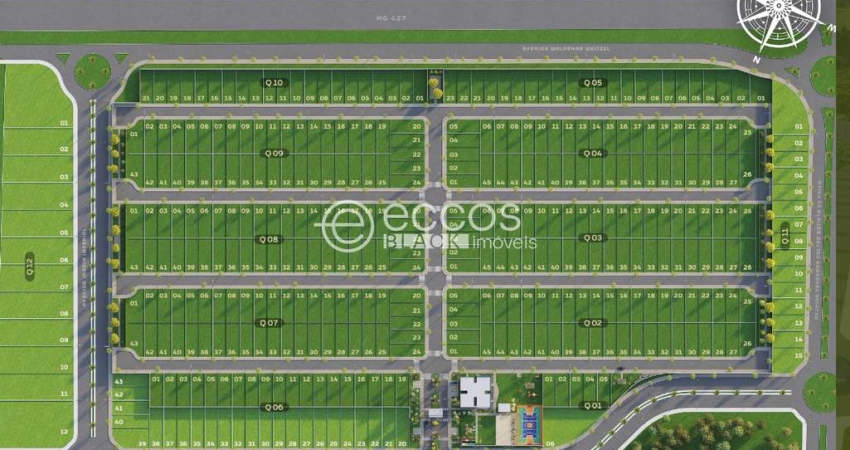 Terreno à venda na Rua das Nogueiras, --, Jockey Park, Uberaba