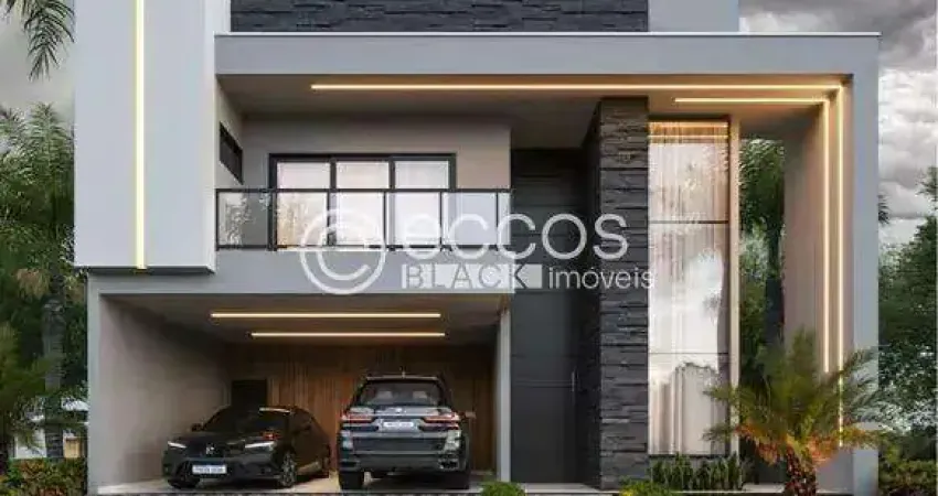 Casa em condomínio à venda, 3 quartos, 3 suítes, 2 vagas, Novo Mundo - Uberlândia/MG