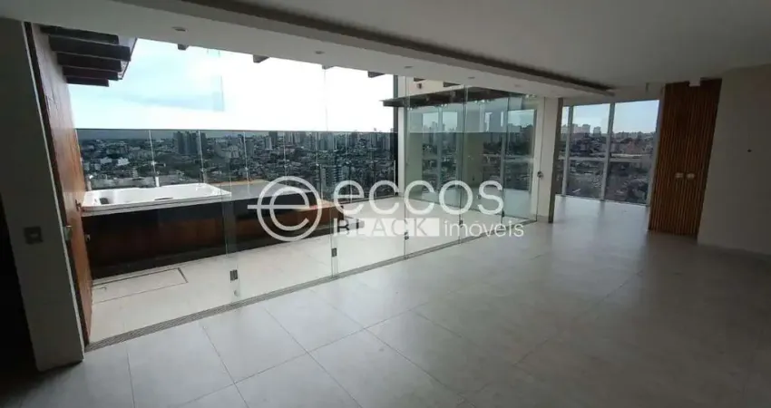 Cobertura para aluguel, 4 quartos, 4 suítes, 2 vagas, tubalina - uberlândia/mg