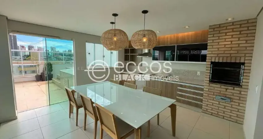 Cobertura à venda, 2 quartos, 2 suítes, 3 vagas, tabajaras - uberlândia/mg