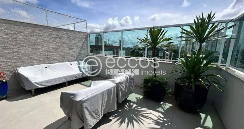 Cobertura à venda, 2 quartos, 1 suíte, 3 vagas, tabajaras - uberlândia/mg