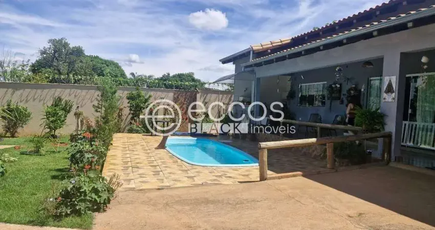 Chácara à venda, 3 quartos, 1 suíte, morada nova - uberlândia/mg