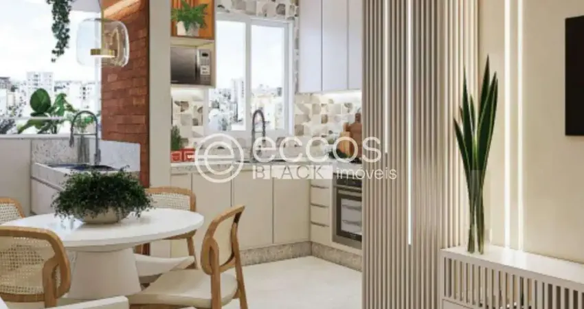 Apartamento à venda, 1 quarto, 1 vaga, santa mônica - uberlândia/mg