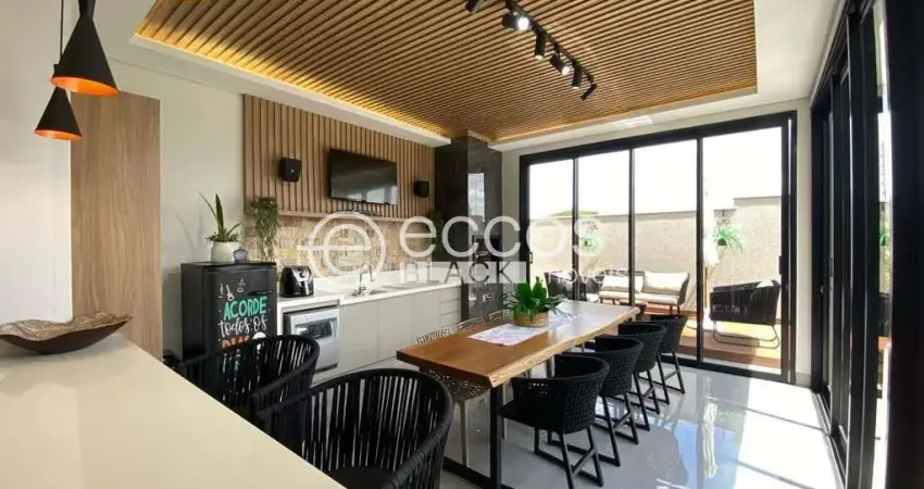 Casa em condomínio para aluguel, 3 quartos, 3 suítes, 4 vagas, laranjeiras - uberlândia/mg