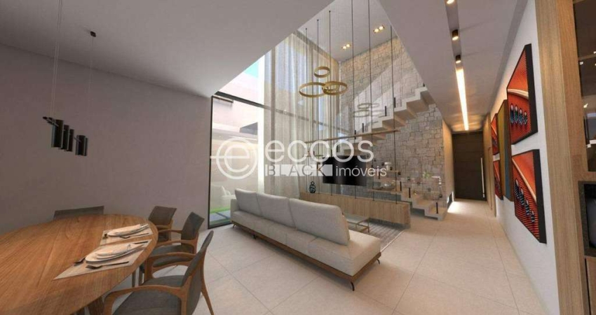 Casa em condomínio para aluguel, 4 quartos, 4 suítes, 2 vagas, Gávea - Uberlândia/MG