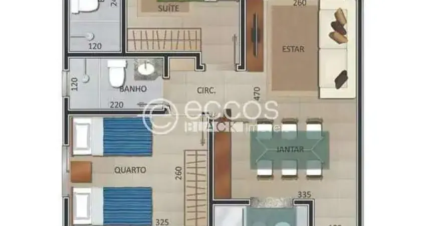 Apartamento à venda, 2 quartos, 1 vaga, santa maria - uberaba/mg