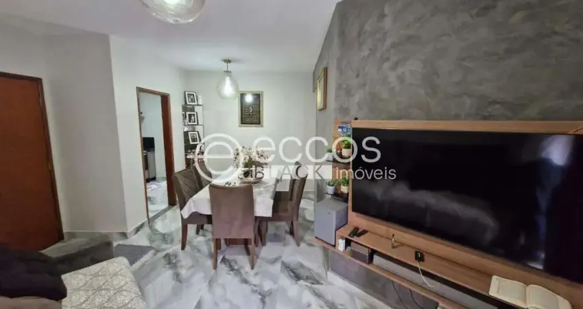 Apartamento à venda, 2 quartos, 1 suíte, 1 vaga, tabajaras - uberlândia/mg