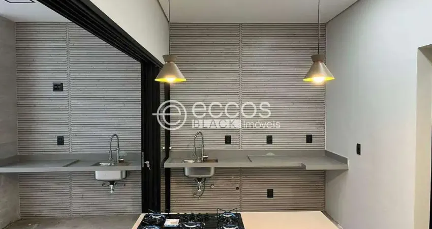 Casa em condomínio à venda, 3 quartos, 1 suíte, 2 vagas, Laranjeiras - Uberlândia/MG