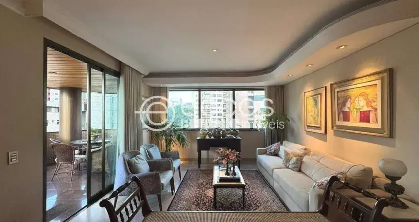 Apartamento à venda, 4 quartos, 2 suítes, 5 vagas, funcionários - belo horizonte/mg