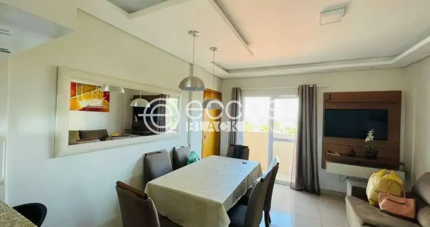 Apartamento para aluguel, 2 quartos, 1 suíte, 1 vaga, santa mônica - uberlândia/mg