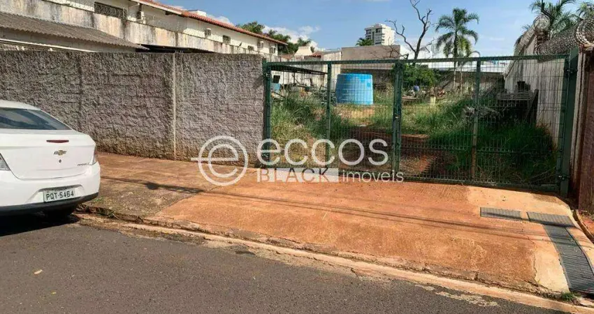 Terreno comercial à venda na Avenida Liberdade, 1265, Patrimônio, Uberlândia