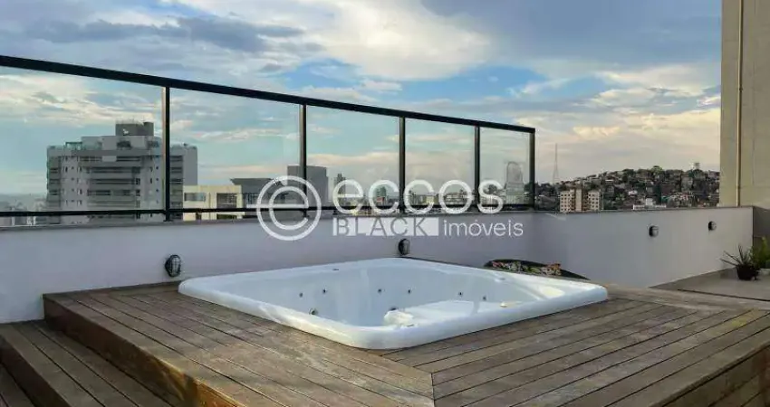 Cobertura à venda, 4 quartos, 2 suítes, 4 vagas, serra - belo horizonte/mg