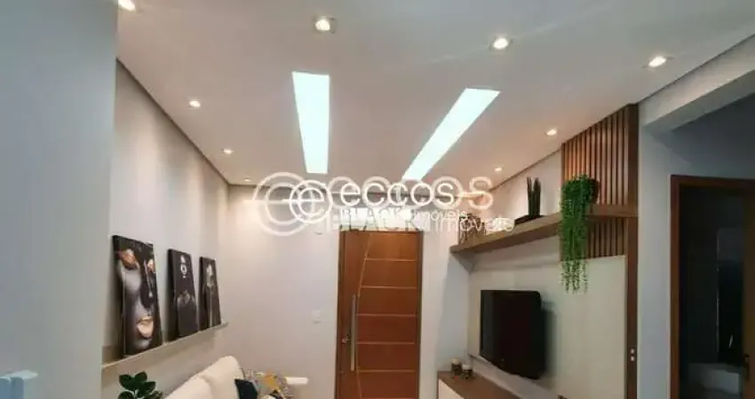 Apartamento para aluguel, 2 quartos, 1 suíte, 1 vaga, santa mônica - uberlândia/mg