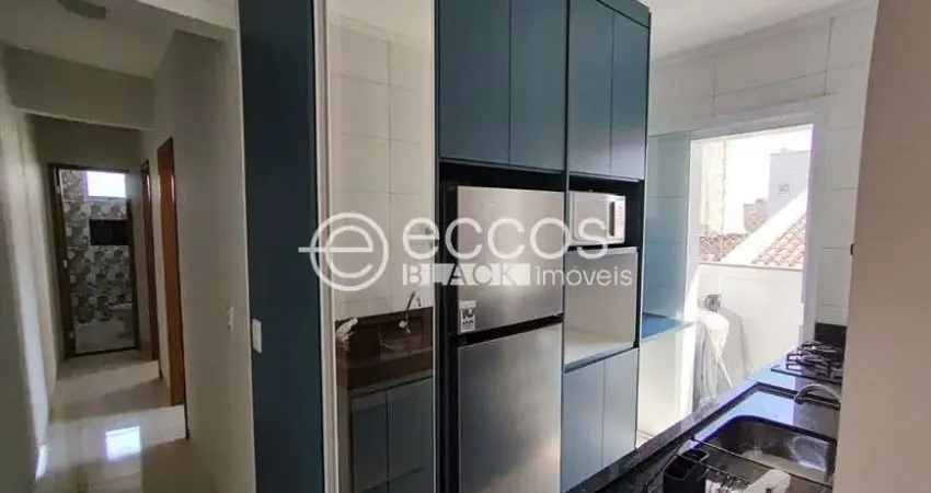 Apartamento para aluguel, 2 quartos, 1 suíte, 1 vaga, santa mônica - uberlândia/mg