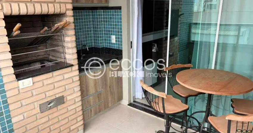 Apartamento para aluguel, 2 quartos, 1 suíte, 2 vagas, santa mônica - uberlândia/mg