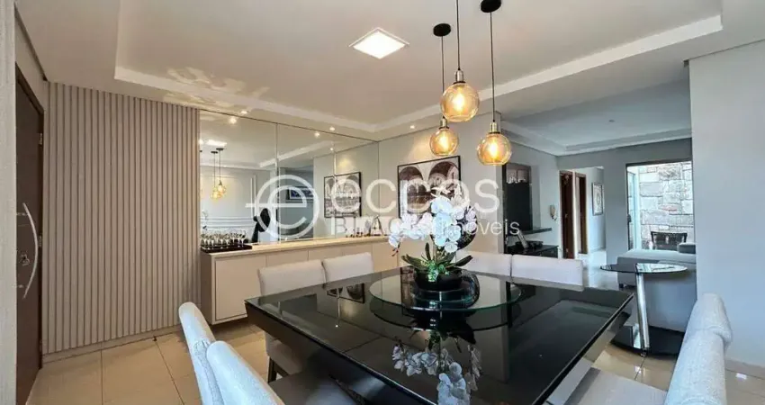 Casa à venda em Uberlândia – Santa Mônica (Leste): 3 salas, 3 quartos, 3 banheiros e churrasqueira