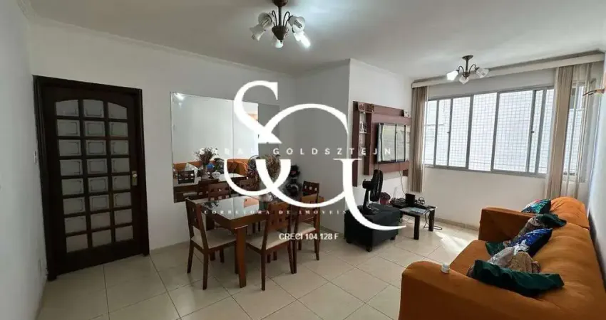 Excelente apartamento no embaré, 2 suítes, vaga demarcada.