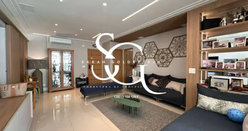 Espetáculo de apartamento no coração do gonzaga, 3 suites, 2 vagas.