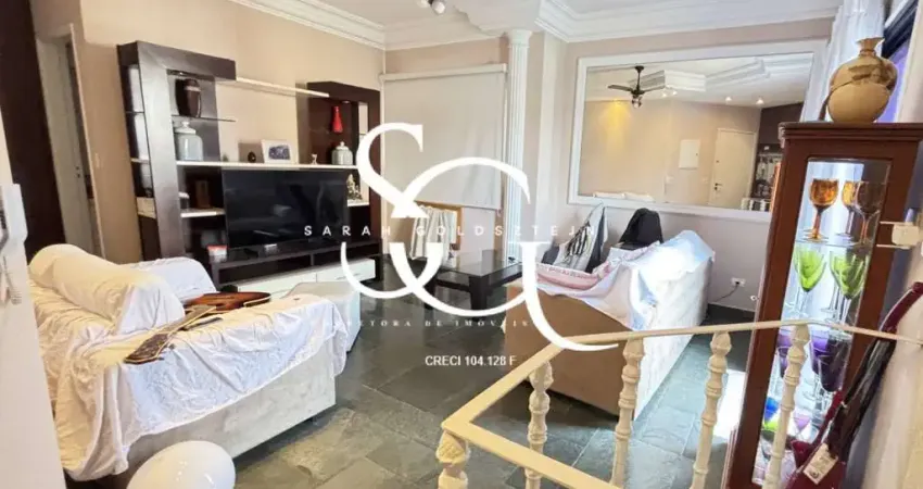 Excelente cobertura duplex de 1 dormitório/sala/terraço/2 vagas/lazer