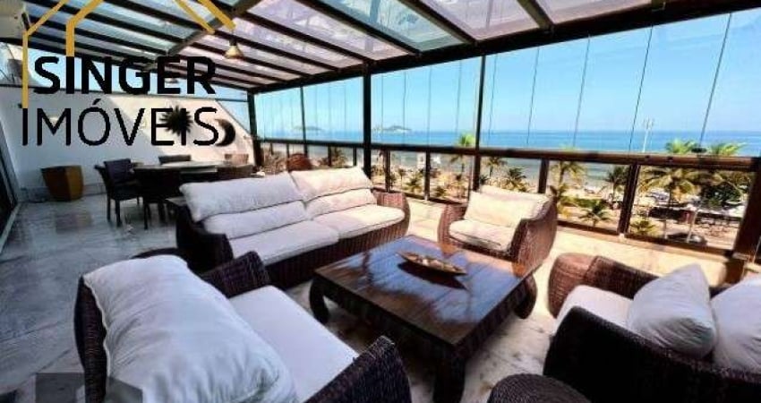 ESPETACULAR APTº COBERTURA DUPLEX FROTAL MAR, 5 SUÍTES, 5 VAGAS, 729 M², VARANDÃO, LAZER COMPLETO COM PISCINA, PORTARIA 24 HORAS &gt; BARRA DA TIJUCA/RJ