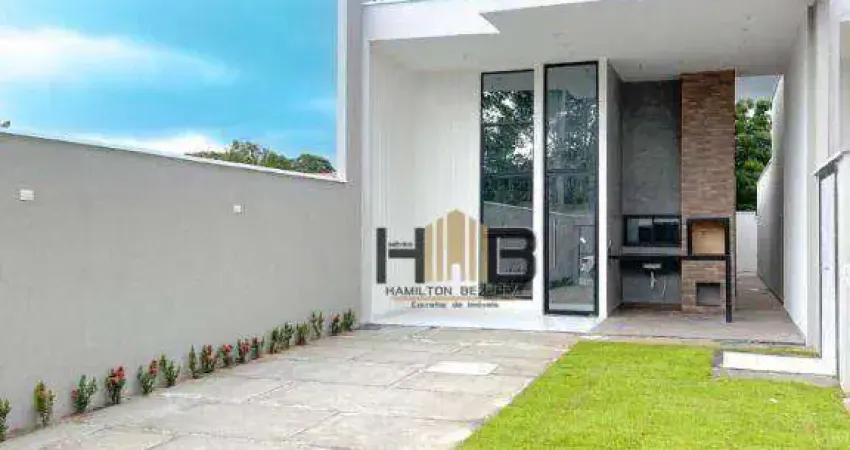 Casa com 3 dormitórios Suítes à venda, 125 m² por R$ 460.000 - Encantada - Eusébio/CE