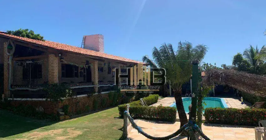 Pousada na Praia do Diogo com vista mar - com 15 dormitórios à venda, 980 m² por R$ 2.500.000 - Praia do Diogo - Beberibe/CE