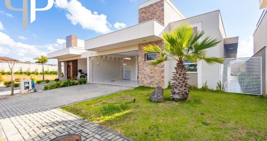 Casa TERREA MOBILIADA no melhor condominio de Campo Largo - 4 dormitórios