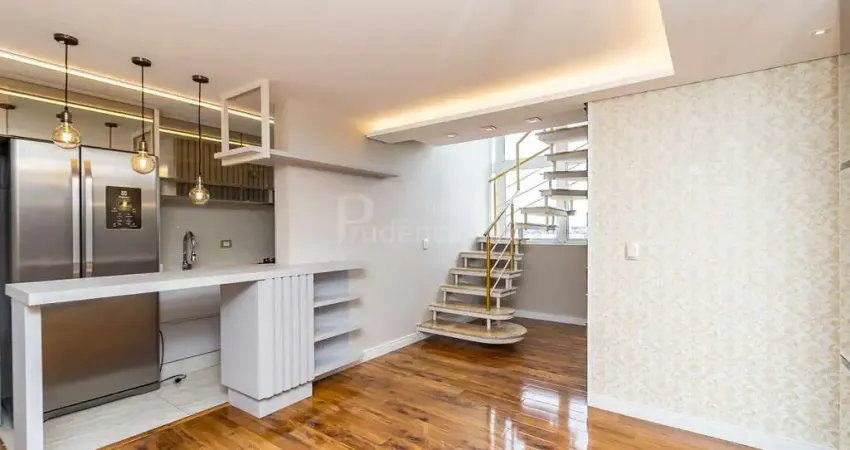 Cobertura duplex 3 qtos | face norte | grand chatea | mobiliada e vista curitiba