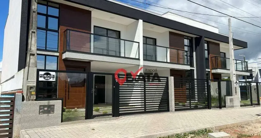 Sobrado com 4 dormitórios à venda, 107 m² por r$ 981.500,00 - rainha do mar - itapoá/sc