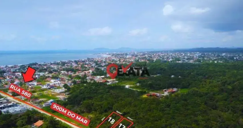 Terreno à venda, 360 m² por R$ 95.000,00 - Cambiju - Itapoá/SC