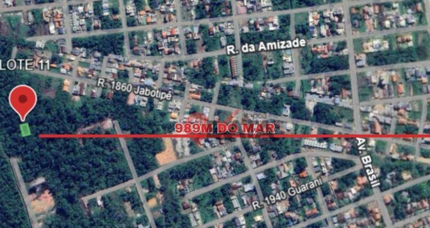 Terreno à venda, 384 m² por R$ 85.000,00 - Praia Das Palmeiras - Itapoá/SC