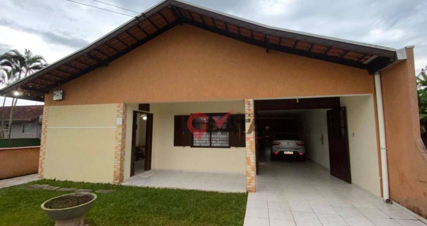 CASA MOBILIADA COM 4 QUARTOS SOZINHA NO TERRENO – ACEITA PERMUTA – BALNEÁRIO BRASÍLIA – ITAPOÁ – R$ 700.000,00
