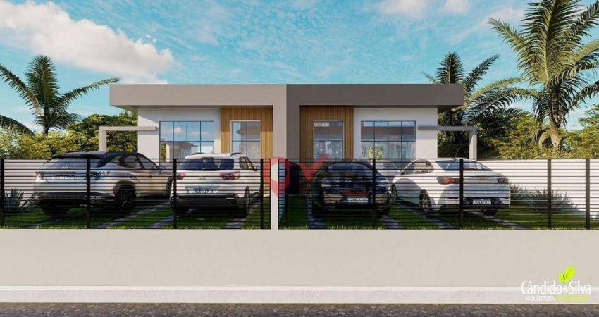 CASA NOVA COM 3 QUARTOS – BALNEÁRIO SANTA CLARA – R$ 399.000,00