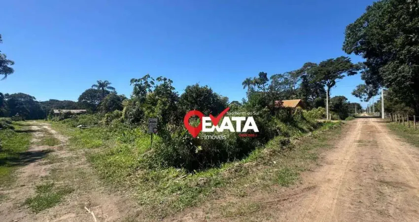 Terreno de esquina à venda, 288 m² por r$ 120.000 - farol do itapoá ii - itapoá/sc