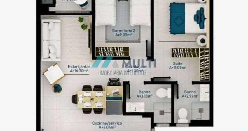Apartamento à venda no bairro Cachoeira do Bom Jesus - Florianópolis/SC