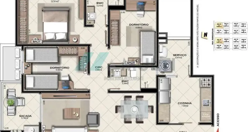 Apartamento com 3 quartos à venda na Avenida Farroupilha, 350, Campinas, São José