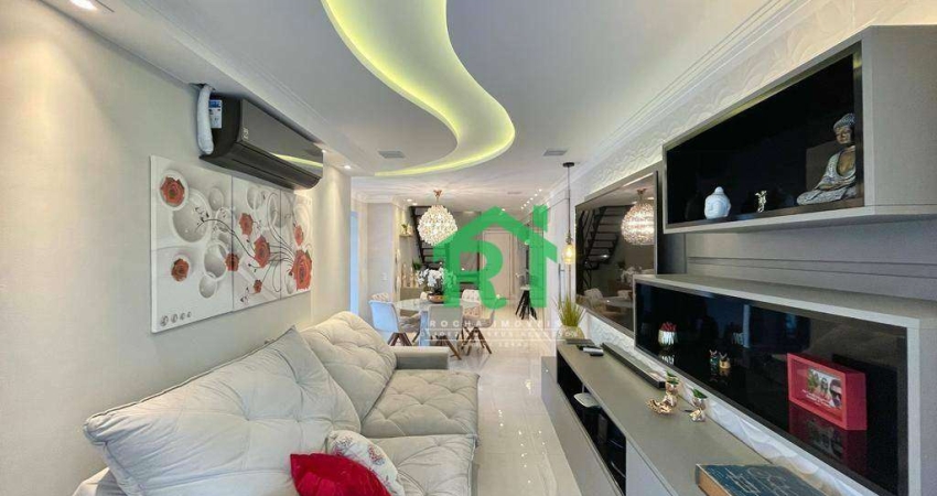 Cobertura com 2 dormitórios, 195 m² - venda por R$ 2.500.000,00 ou aluguel por R$ 10.000,00/mês - Jardim Astúrias - Guarujá/SP