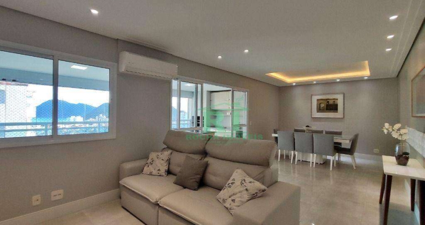 Apartamento com Varanda Gourmet, 3 Dormitórios (1 suíte), 2 Vagas, Área de Lazer, Astúrias, Guarujá/SP