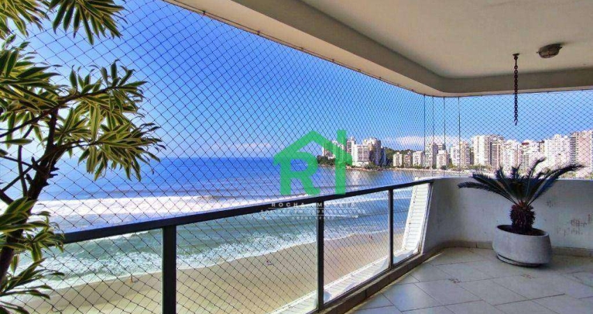 Apartamento Frente Mar, 3 Dormitórios (2 Suítes), 2 Vagas, Área de Lazer, Jardim Astúrias, Guarujá/SP