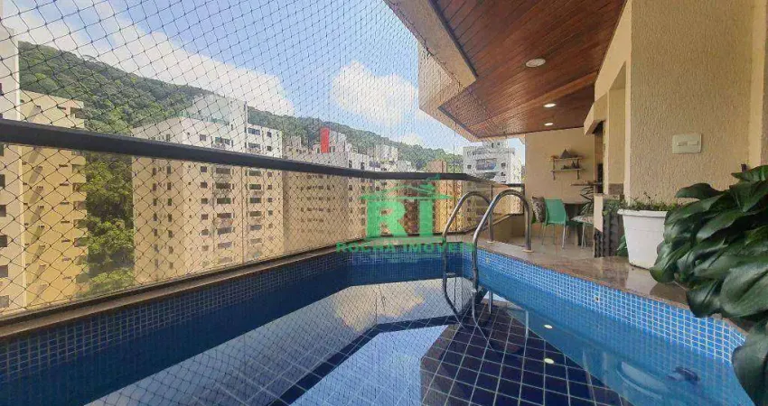 Apartamento com 3 suítes, 140 m² - venda por R$ 1.000.000 ou aluguel por R$ 6.000/mês - Pitangueiras - Guarujá/SP