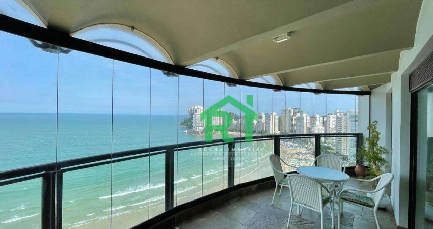 Apartamento frente mar com 3 quartos (3 suítes), 2 vagas e lazer à venda em Jardim Astúrias, Guarujá | Rocha Imóveis Guarujá