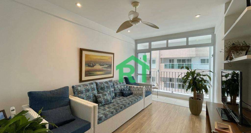 Apartamento Reformado, 3 Dormitórios (1 Suíte), 1 Vaga, Área de Lazer, Jardim Astúrias, Guarujá/SP