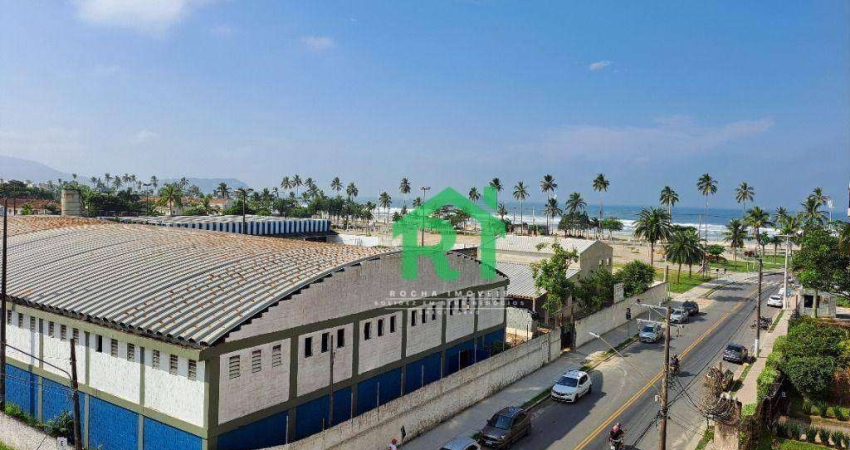 Apartamento à beira mar com 2 dormitórios, 1 vaga, Enseada, Guarujá/SP