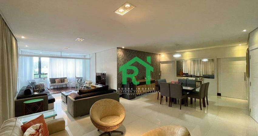 Apartamento com 4 dormitórios à venda, 220 m² por R$ 1.100.000,00 - Pitangueiras - Guarujá/SP